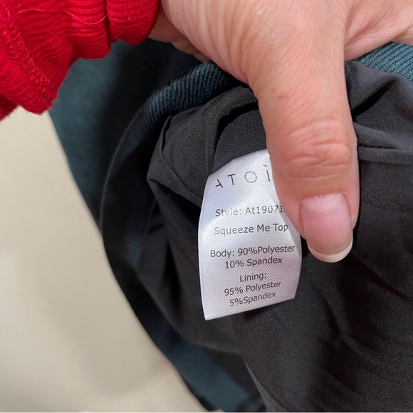 ATOIR Squeeze Me Top In Green size 2 long sleeve blouse NWOT - Picture 9 of 9